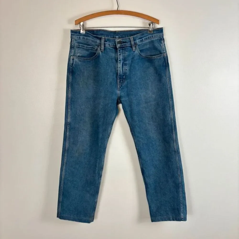 Levi’s Workwear Fit Jeans Mens 34x30 (Fits 34x27.5 Hemmed) Medium Wash Denim
